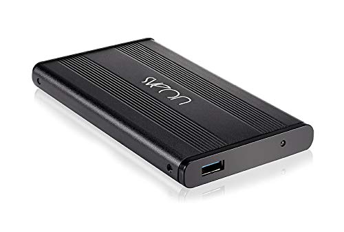 Sveon STG062 - Caja Dara Disco duro externo - 2.5" - USB 3.0 - Aluminio -Negro