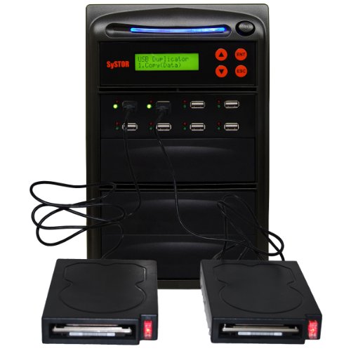 Systor 1 a 7 Duplicador para Discos Duros externos Unidades de Disco Duro y Tarjetas de Memoria Flash USB