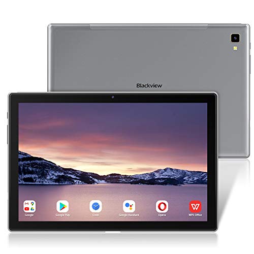 Tablet 10 Pulgadas Android 10, Blackview Tab 8E tableta Octa-Core 1.6 GHz, 1920 * 1200 FHD+ Tableta, 6580mAh Batería, Cámara Dual 13.0+5.0 MP, 3GB+32GB, SD 128GB, WiFi/Bluetooth/GPS/Face ID/OTG/Tipo C