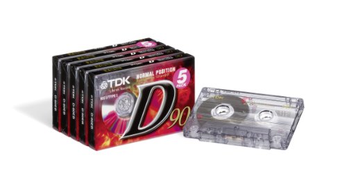 TDK 5 x D-90 - Cinta de audio/video (90 min)