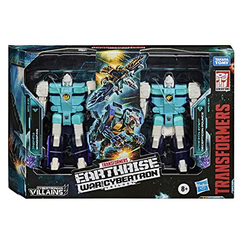Transformers Toys Generations War for Cybertron, Earthrise Double Pack WFC-E30 Decepticon Clones Figuras de acción, niños de 8 años en adelante, 8,5 cm