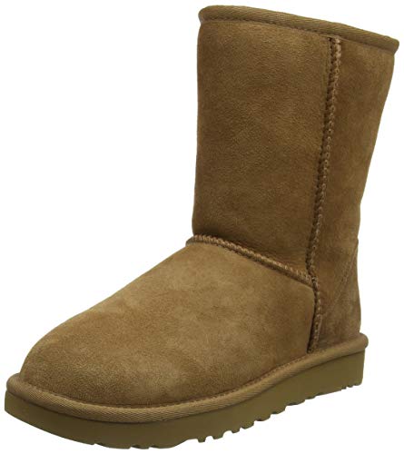 UGG Female Classic Short II Classic Boot, Chestnut, 4 (UK)