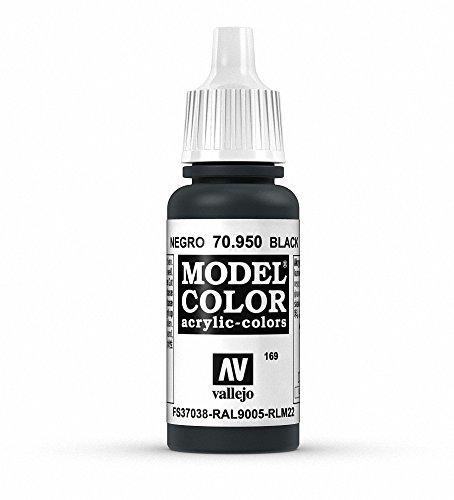 Vallejo - Model Color Pintura Acrílica, Negro (70950)