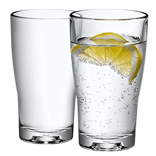 WMF - Juego de 2 vasos de cristal para agua, 0,27l - 13cm, colección Basic