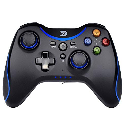 ZD-T [2.4 G] Pro Wireless Gaming Controller for Steam, Nintendo Switch, PC (Win7-Win10), Android Tablet, TV Box (Azul)