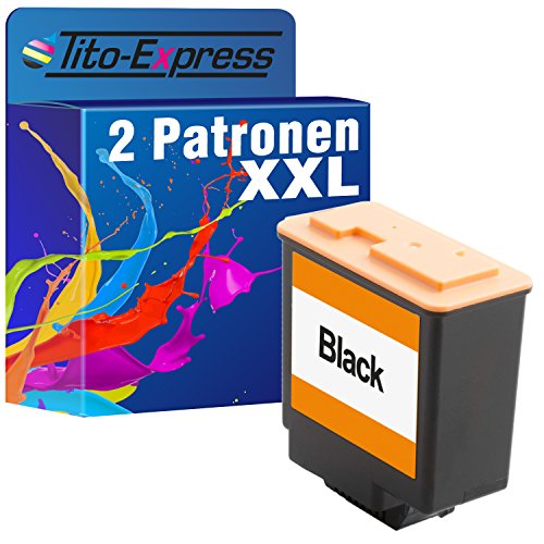 2 x Fax de tinta XXL para Philips FAX I-JET Memo Fax I-JET Primo IPF de 176 PFA 421