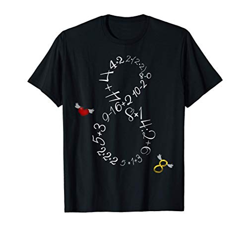 8 Matemáticas Divertidas 8 Años Vintage Octavo Cumpleaños Camiseta