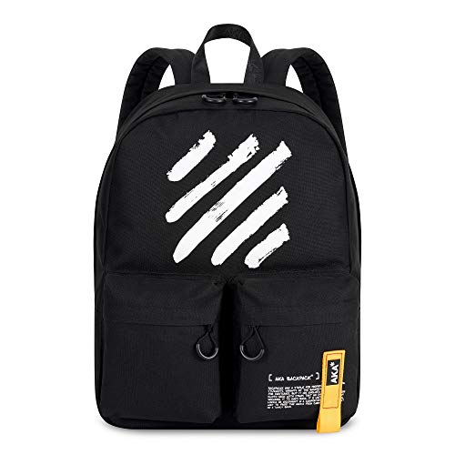 AKA* Soho Backpack - Black Waterproof School Bag with Laptop Sleeve - Designer Schoolbag
