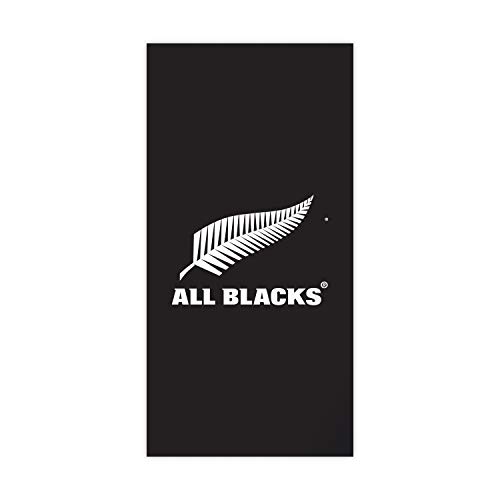 All Black - Toalla de Playa (150 x 75 cm), Color Negro
