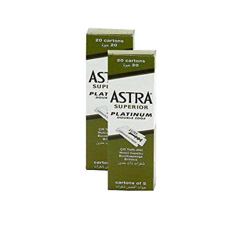Astra ASTRAGR - Pack de 200 cuchillas de doble hoja