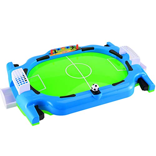 Buhui Mini juego de futbolín portátil mesa Arcade juego de entrenamiento de fútbol con dos bolas y marcador nuevo