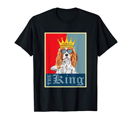 Divertido Caballero Rey Charles Spaniel Cachorro Amor lindo Camiseta