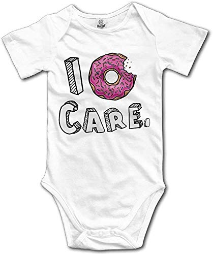 DODOD I Donut Care Mono Unisex para bebé Mono Corto de Mameluco de algodón Seleeve