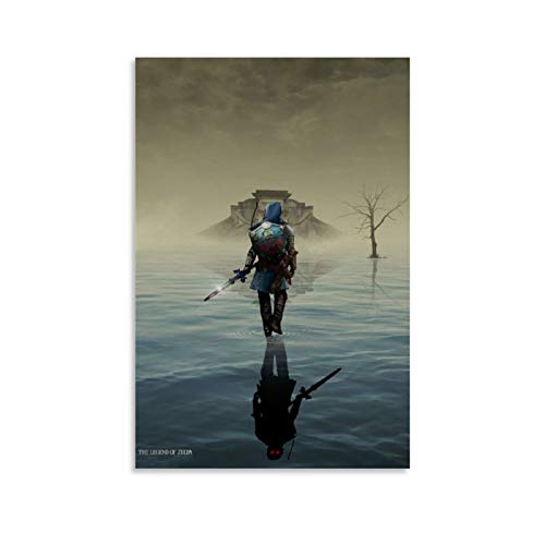 DRAGON VINES Póster de Legend of Zelda Age of Calamity Wild Breath Master Sword (30 x 45 cm)