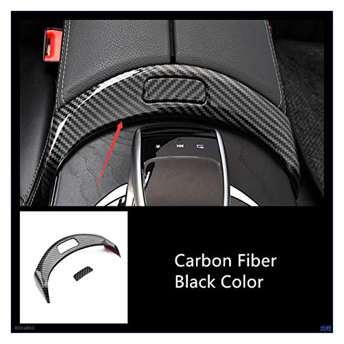 FENGFENG Sun Can Centro Console Box Buttons Botones Panel Decoración Cubierta Trim para Mercedes Benz W205 x253 C Clase GLC 2015-2020 Accesorios para automóviles (Color Name : Carbon Fiber Color)