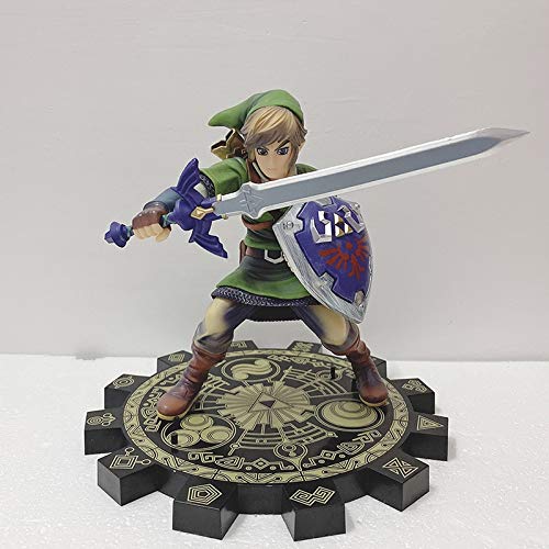 Figura de Zelda Zelda Legend Anime Zelda Breath The Wild Master Sword Figura Skyward Link 1/7 Figura de acción Juguetes coleccionables Navidad