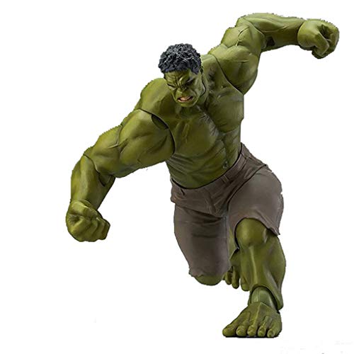Figuras de acción Avengers Juguetes - 17 cm de Hot película de Marvel Los Vengadores Hulk Animado Figura de Dibujos Animados Toy Hulk Modelo de presentación Colección Juguetes for niños de cumpleaños
