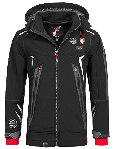 Geographical Norway Tonic - Chaqueta para Hombre (Softshell, Talla M), Color Negro