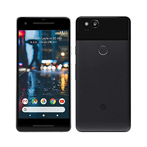 Google Pixel 2 12,7 cm (5") 4 GB 64 GB SIM única 4G Negro 2700 mAh - Smartphone (12,7 cm (5"), 4 GB, 64 GB, 12,2 MP, Android 8.0, Negro)