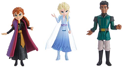 Hasbro Disney Frozen - Anna, Elsa y Destin Mattias Personajes de la película Frozen 2, Multicolor, E6912ES0
