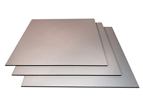 HPL - Placa para balcón (4-16 mm, 900 x 500 x 6 mm), color gris claro