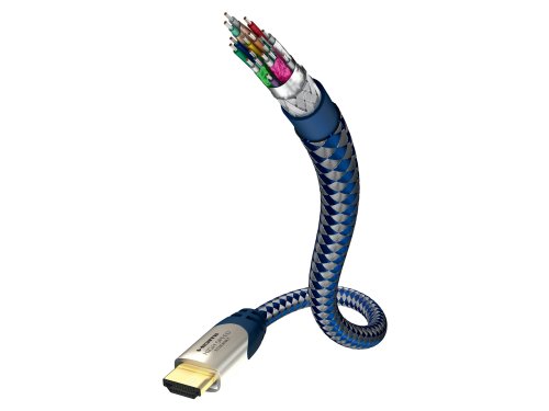 Inakustik 0042310 cable HDMI 10 m HDMI tipo A (Estándar) Azul - Cables HDMI (10 m, HDMI tipo A (Estándar), HDMI tipo A (Estándar), 3840 x 2160 Pixeles, 3D, Azul)