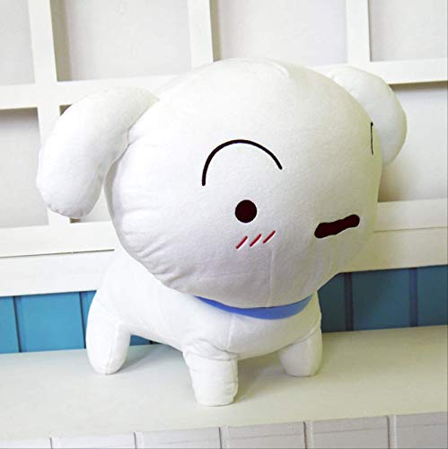 JIAL Shin-Chan de Peluche de Juguete Animado Figura de acción de Shin-Chan Perro de Mascota Blanca muñeca de la Felpa los 40Cm Corto Felpa del Regalo La Almohada Chongxiang