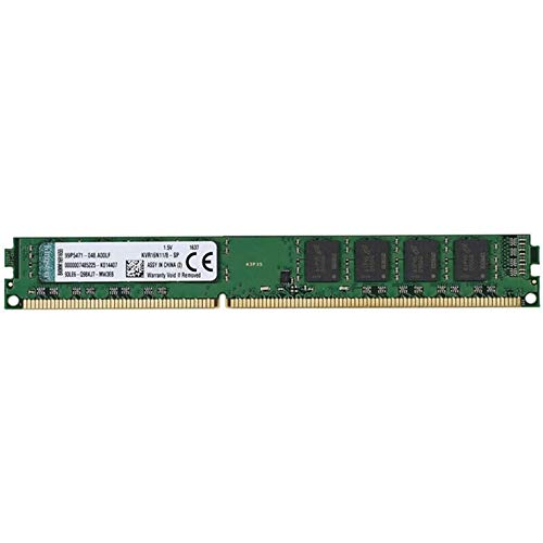 Kingston KVR16N11/8 - Memoria RAM de 8 GB (1600 MHz DDR3 Non-ECC CL11 DIMM, 240-pin, 1.5V)