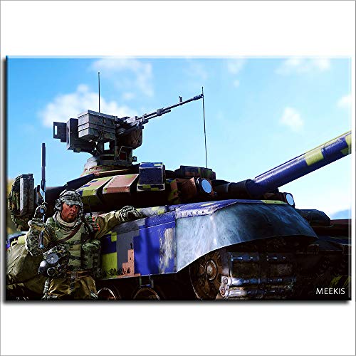 Kit de pintura digital Videojuego Battlefield 4 por regalo digital DIY sobre lienzo 40X50 (Sin marco)