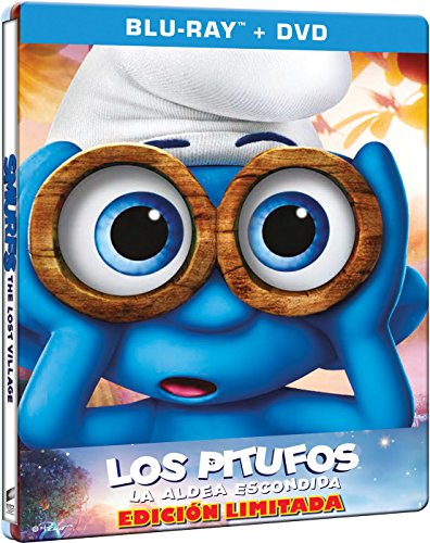 Los Pitufos: La Aldea Escondida (Edición Especial Metálica Combo) [Blu-ray]