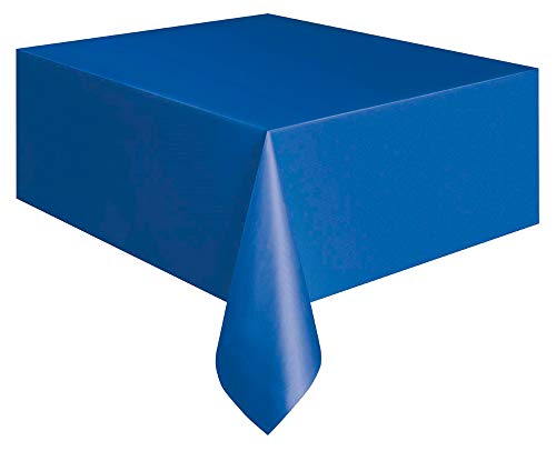 Mantel de Plástico - 2,74 m x 1,37 m - Azul Rey