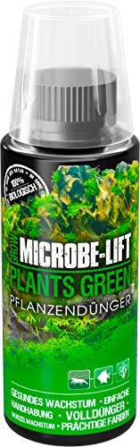 MICROBE-LIFT Plants Green – Abono para plantas – Abono semanal completo con todos los oligoelementos y vitaminas importantes para plantas de acuario, 118 ml