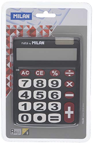 Milan 151708BL - Calculadora, 8 dígitos, multicolor