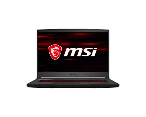 MSI GF65 Thin 10SER-884XES - Ordenador portátil Gaming de 15.6" FullHD 144Hz (Intel Core i7-10750H, 16GB RAM, 512GB SSD, RTX2060-6GB, Sin sistema operativo) negro - Teclado QWERTY Español