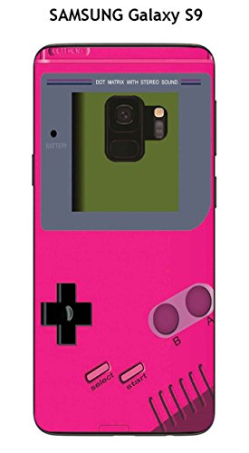 Onozo - Carcasa de TPU para Samsung Galaxy S9, diseño de Game Boy, color rosa intenso