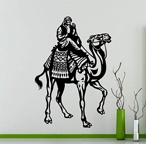Pegatina De Pared Frases Calcomanías Beduino Arte Camello Del Desierto Árabe Agencia De Turismo Restaurante Calcomanía Para El Hogar Para Sala De Estar Dormitorio