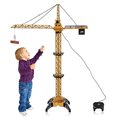 PHLPS Control Remoto al por Cable Crawler CR-ANE Juguete de 50 Pulgadas, Juguetes de Regalo de Altura Ajustable para niños, para niños Cubo Levantamiento de la construcción Actividad Playset
