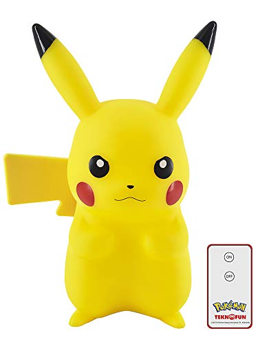 Pikachu Lampara Led 25 cm + Control Remoto Pokemon