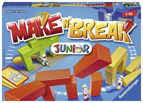Ravensburger 22009 Make 'n' Break Junior, Juego de Mesa para Niños, 2-5 Jugadores, Edad Recomendada 5+