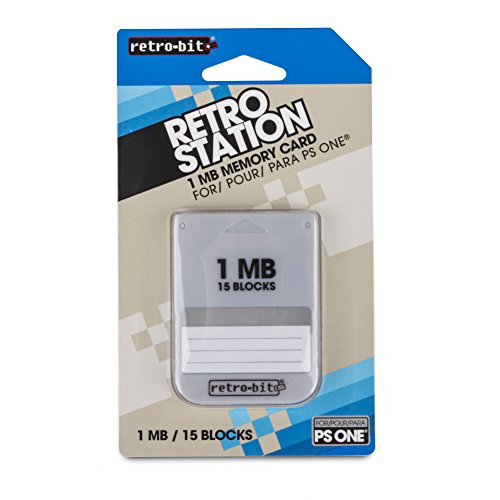 Retro-Bit PS1 - Memory Card - 1MB - PLAYSTATION