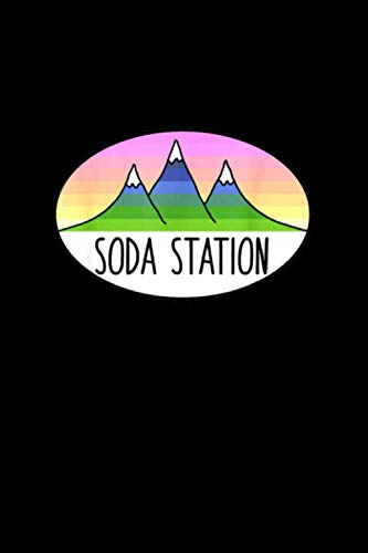 Retro Soda Station 2 Notebook Journal 6x9 inch 114 Pages