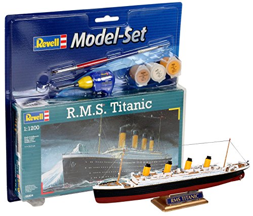 Revell - Maqueta Modelo Set R.M.S. Titanic, Escala 1:1200 (65804)
