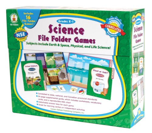 Science File Folder Games, Grades K - 1: Skill-Building Center Activities for Science