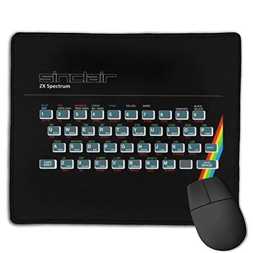 shenguang Sinclair ZX Spectrum Gaming Console Customized Designs Non-Slip Rubber Base Gaming Alfombrilla para ratón for Mac,30cm×25cm Pc, Computers. Ideal for Working Or Game