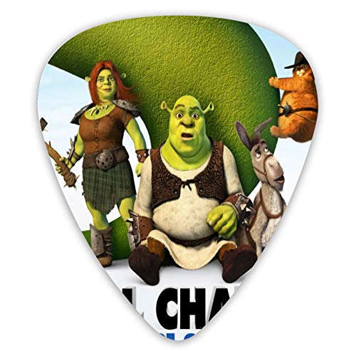 Shrek Forever After - Púa para guitarra personalizable oficial, opción en caja de regalo, regalo de música de boda, regalo de Navidad