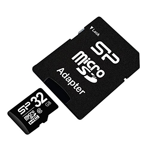 Silicon Power Tarjeta de memoria MicroSD SDHC 32 GB, Clase 10, con Adaptador, hasta 40 MB/s Lectura