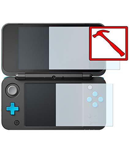 Slabo 2 x Lámina de Vidrio Premium para Nintendo New 2DS XL Protector de Pantalla Templado Tempered Glass Claro 9H