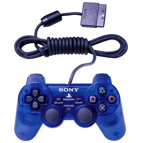 Sony Dual Shock 2 - Volante/mando (Gamepad, Alámbrico, Azul)