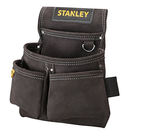 Stanley Bolsa para clavos con 2 bolsillos STST1-80116, marrón