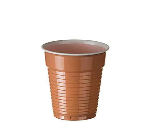Sumicel Vaso de plástico 165 ml para Maquina automática en marrón